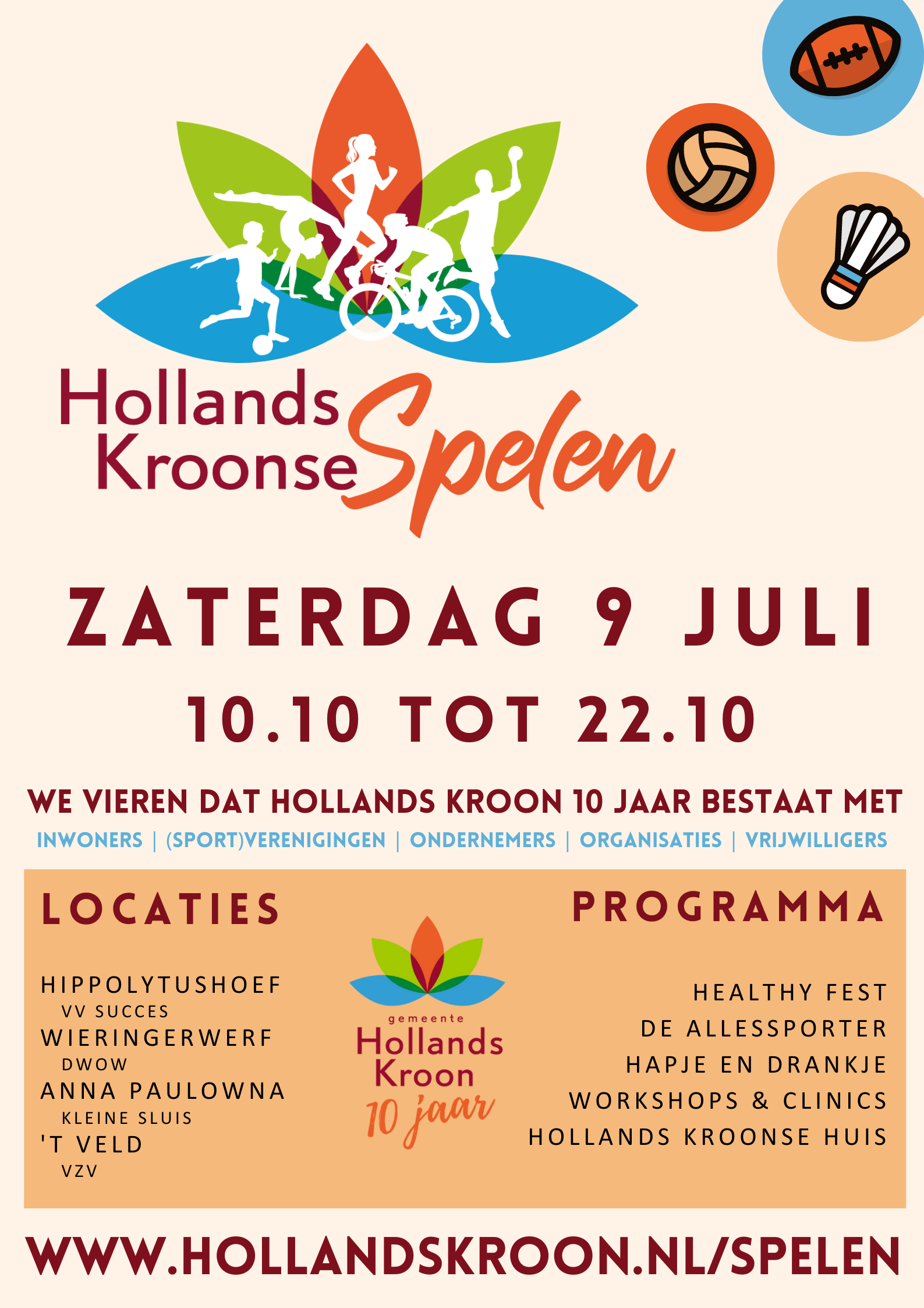 Holland Kroonse Spelen poster
