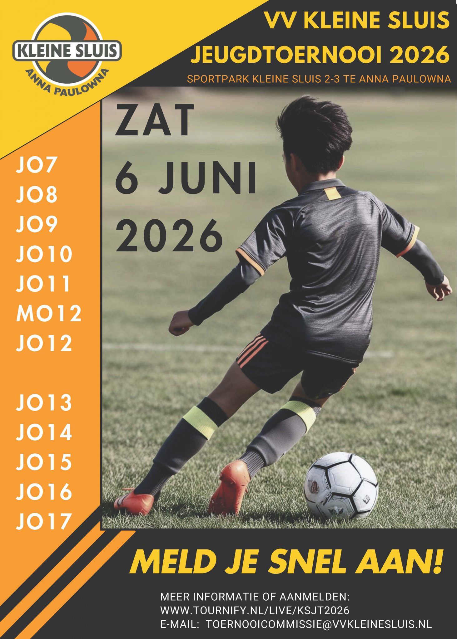 Kleine Sluis jeugdtoernooi 2026