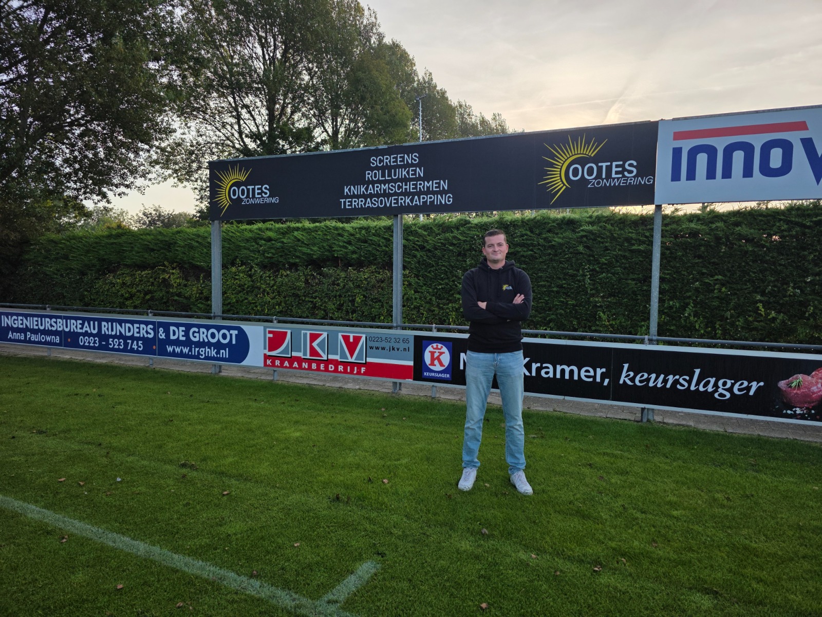 Ootes zonwering officieel sponsor VV Kleine Sluis