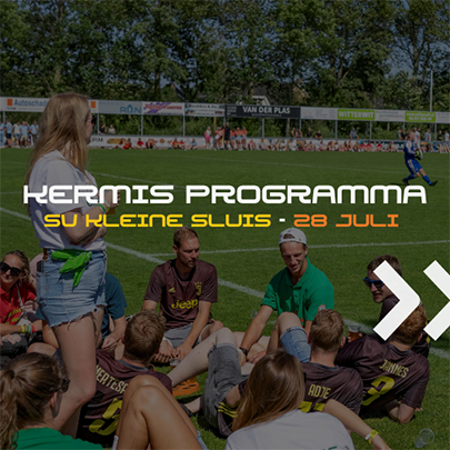 Druk kermisprogramma SV Kleine Sluis 28 Juli